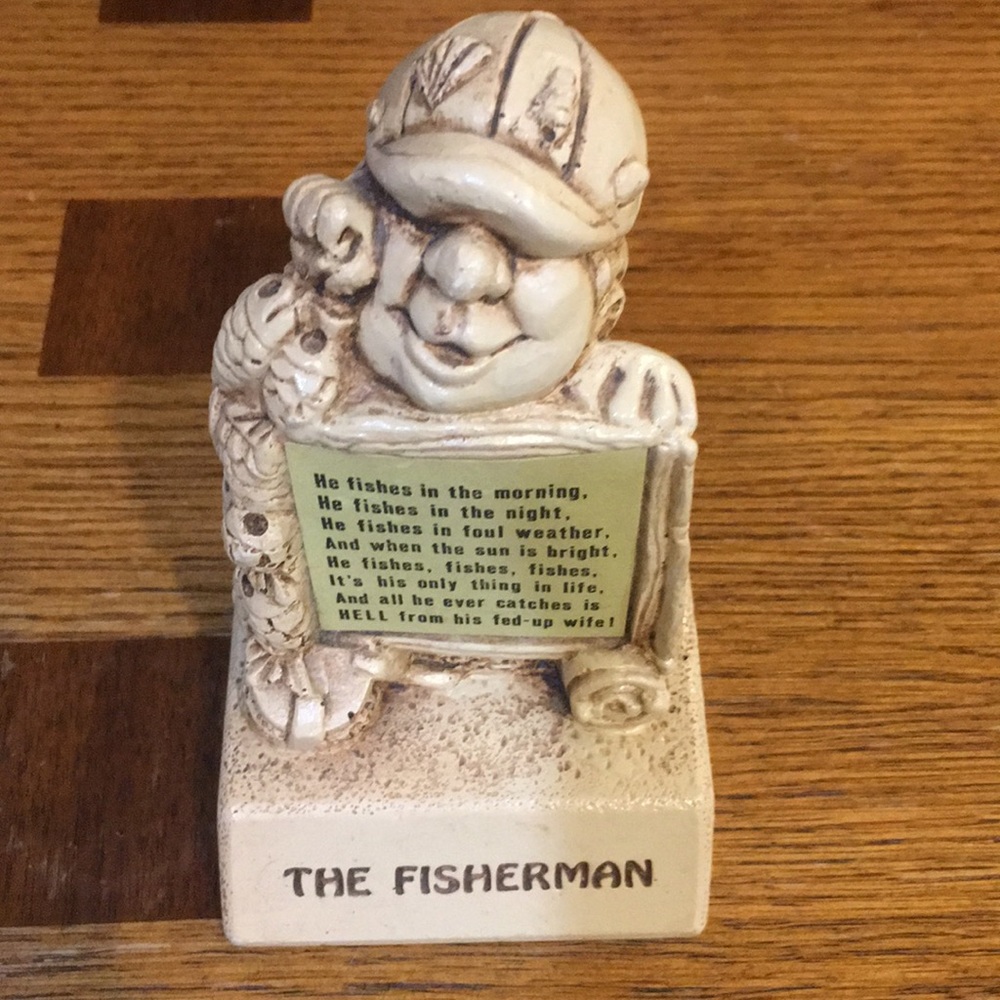 The fisherman statue